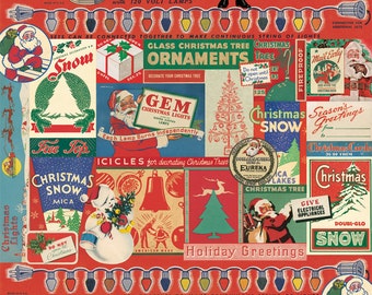 Cavallini Vintage Christmas #2 Wrap