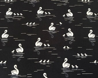 Black and White 2017 From Cotton and Steel Collaborative Night Swim Black