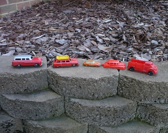 Collection of 5 Vintage Toy Cars