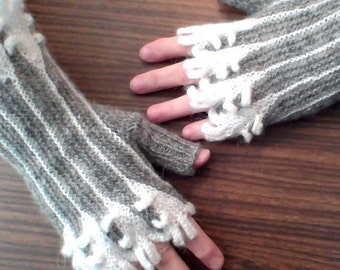 Gloves without Fingers / Authoring / Ladies' Winter Mitts