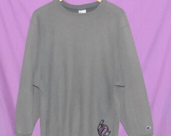 Vintage 90s Champion Reverse Weave x PHISH Rock Band Sweatshirt Sweater Crewneck Large Size