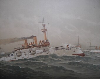 Steamship Print 1892