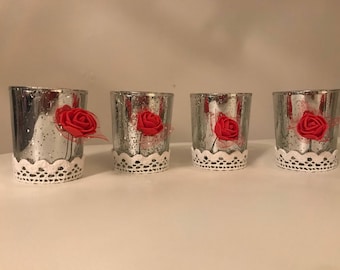 candle holders with candles