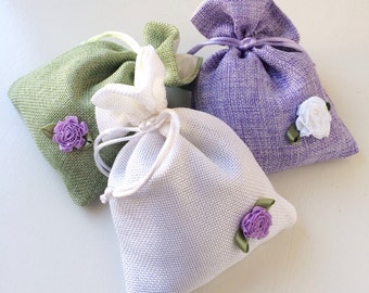 Lavender Sachet - Drawer Sachet - Scented Linen Sachet Bag - Ballet Bag Deoderizer