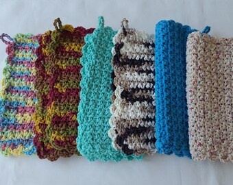 cotton crochet pot holder, cotton hot pad, crochet trivet, crochet hot pad,cotton trivet,pot holder set,square hot pot holders,square trivet