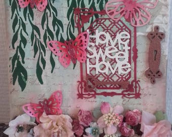 "Home Sweet Home" canvas
