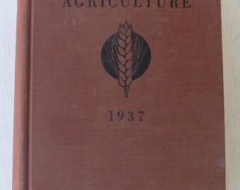 vintage book, Yearbook of Agriculture, 1937, USDA, free shipping, from Diz Has Neat Stuff