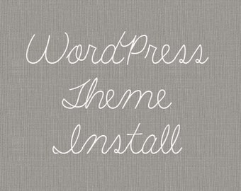 WordPress Theme Installation Add On