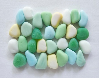 English Sea Glass - Milk Glass -Lot DC1124