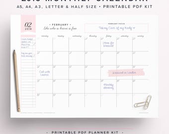 2018 2018 weekly planner