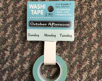 Washi Tape October Afternoon - Days