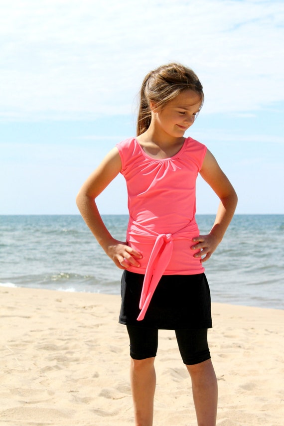 Items similar to Girls SwimBottoms Modest Swimwear, swimsuit, skirt