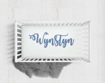 custom crib sheet etsy personalized crib sheet