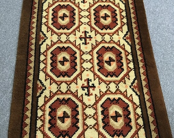 Vintage carpet runners hand knotted 60s