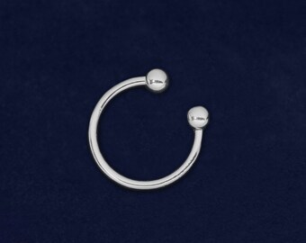 Horseshoe Key Chain Ring (RETAIL) (RE-KPART-01)