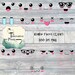 Kawaii Faces Clipart Packs - Cute faces clip art - anime faces - manga faces - kawai clip art - cutesy - favor tags - birthday party - girl
