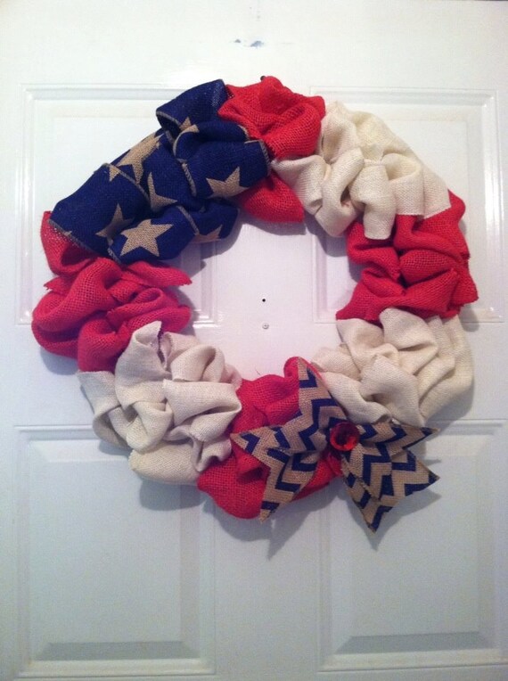Patriotic Wreath, Patriotic Decor, Americana Wreath, Americana Decor, 4th of July Wreath, Memorial Day, Veterans Day Wreath, Summer Wreath