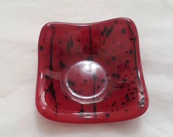 Fused Glass Small Mesa Dish