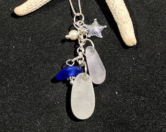 Sea Glass Jewelry, Jewelry for Mom, Sea Glass Necklace, Lake Erie Beach Glass Jewelry, Beach Gift For Mom, Mothers Day, Seaglass