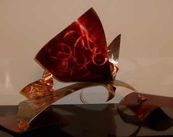 Abstract Copper Art Sculpture by Dennis Boyd (DB Designs - Creating Metal "works of art") Sculpture 11