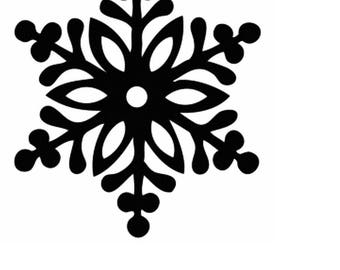 Snowflake svg | Etsy