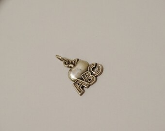 James Avery Apple ABC Pendant/Charm