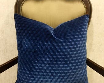 Luxury Navy Blue Velvet Pillow Cover, Navy Pillows, Velvet Pillow, Pillows, Decorative Throw Pillow, Cushions, Navy Velvet Pillow Covers