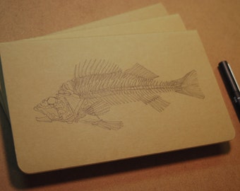 Drawn Perch Skeleton Moleskine Journal