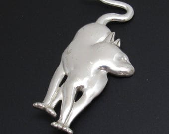 Vintage Cat Brooch Egyptian Style MFA Jewelry