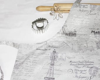 French Eiffel Tower Adult Apron