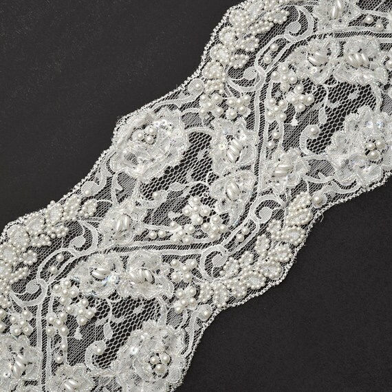 sequin lace trim