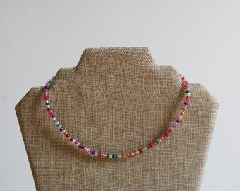 The Jane Necklace// Seed Bead Necklace// Simple Necklace// Choker Necklace// Summer Necklace