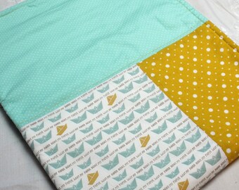 Baby blanket: little paper boats