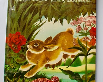 The Golden Bunny Margaret Wise Brown Leonard Weisgard vintage Easter Big Golden Book 1966