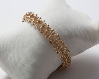 14K Gold Link Bracelet