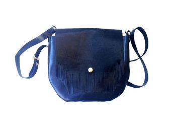 Evening purse, Leather black bag, Leather purse black, Tassel black bag, Black evening purse, Black leather clutch, Black evening bag