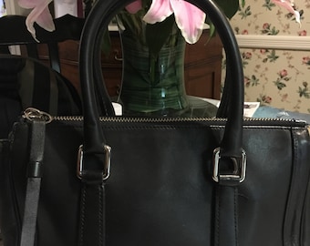 Vintage Coach Black Handbag