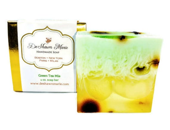 Green Tea Soap/Handmade Soap/Vegan Soap/Handcrafted Soap/Soap Gift/Homemade Soap/Christmas Gift/Christmas Soap Gift/Vegan Gift/Natural Soap