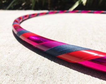 Fuchsia Flow Dance Hoop // Beginner Hula Hoop // Handmade Fitness Hoop