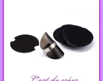 10 support, soft display black ring