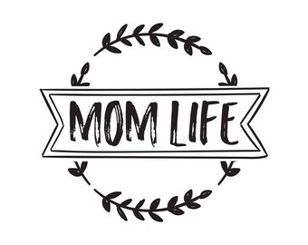 Mom life vector | Etsy