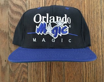 Vintage 90s Orlando Magic Basketball NBA Snapback Hat Baseball Cap