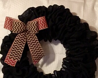 Large Burlap Wreath