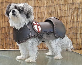 Cosplay DIY Prop Basic Dog Armour Costume Pattern Template for EVA Foam - Small dog size
