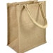 ON SALE Jute Shopping Tote Bag DIY Unfinished Ready to Paint/Print/ Decorate 9 x 11 x 4