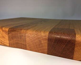 Handmade Reclaimed Oak Wooden Chopping Board by Zennor Made - Oak worktop wood cheeseboard cutting board serving platter Made To Order