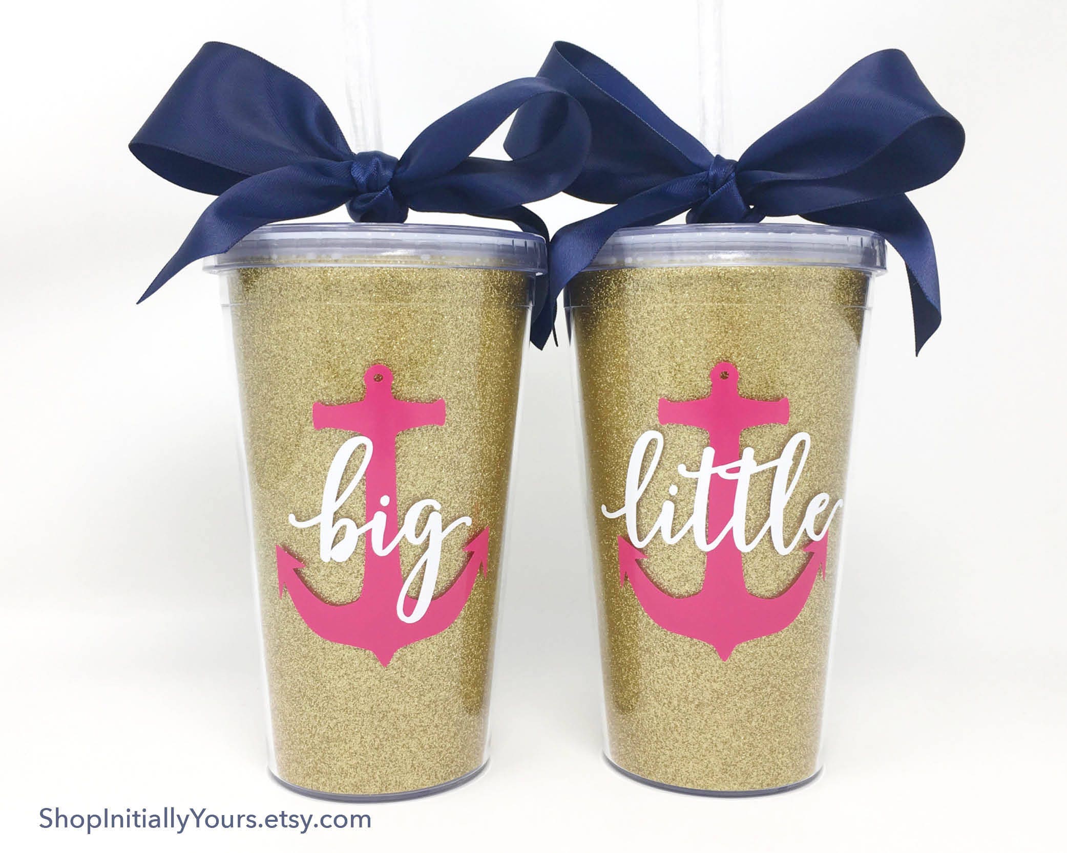 Custom Big Little Tumbler Cups Sorority Cups Personalized