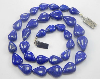 Lapis Briolettes, Smooth Lapis Lazuli Briolettes Lapis Pear Rose Cut Briolettes 18'' size 10x13-14x17mm