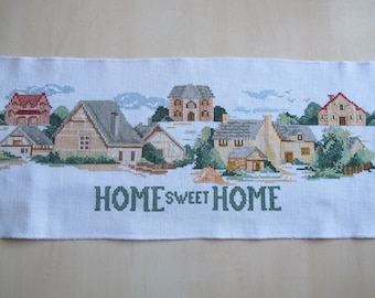 "Home sweet home" embroidery cross stitch