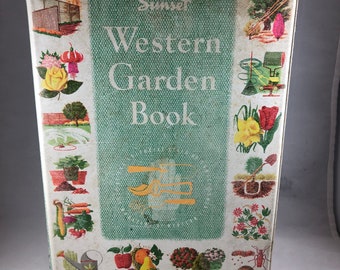 Sunset Garden Book - Vintage Garden - Western Garden Book - Sunset Book - Gardening Book - Mother's Day Gift - Northwest Garden